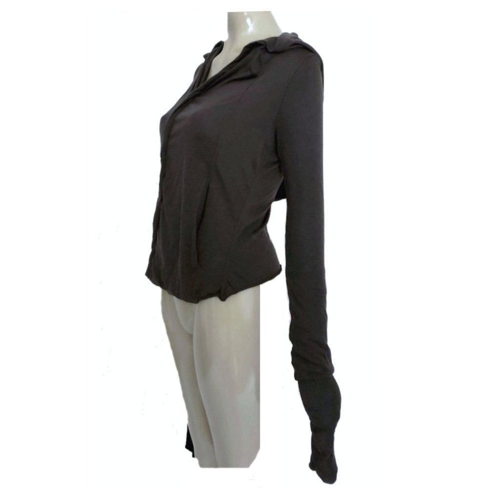 RICK OWENS LILIES ZIP FRONT HOODIE LUXE HOOD - Picture 5 of 12